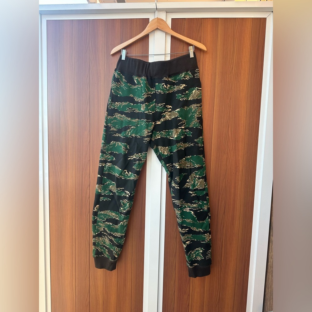 A Bathing Ape Tiger Camo Sweat Pants Joggers